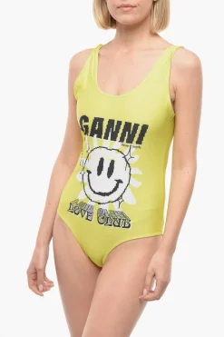 Costume Da Bagno Intero Stampato>Ganni Best