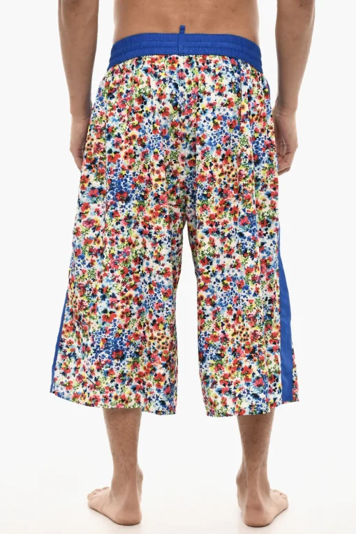 Hot Costume Da Bagno Maxi Con Stampa Floreale Uomo Costumi Da Bagno
