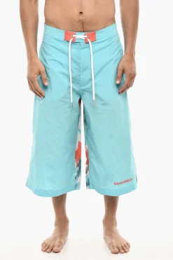 Costume Da Bagno Maxi Con Stampa Tie Dye>Dsquared2 Fashion