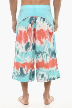 Costume Da Bagno Maxi Con Stampa Tie Dye>Dsquared2 Fashion