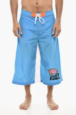 Costume Da Bagno Maxi Doppio Tono>Dsquared2 Discount