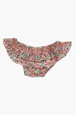 Costume da Bagno Slip Arricciato con Motivo Floreale>Bonpoint Clearance