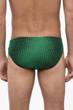 Costume da Bagno Slip Bicolore con Logo Ricamato>Nike Online