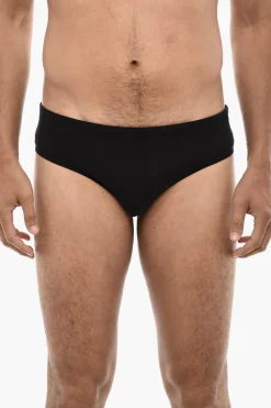 Costume Da Bagno Slip Con Stampa Logo>Dsquared2 Hot