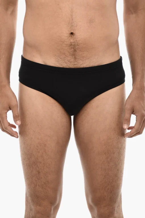 Costume Da Bagno Slip Con Stampa Logo>Dsquared2 Hot