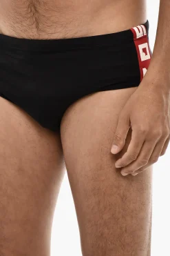 Costume Da Bagno Slip Con Bande Logate A Contrasto></noscript>Dsquared2 Fashion