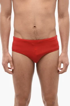 Clearance Costume da Bagno Slip con Motivo Geometrico D2 Uomo Costumi Da Bagno