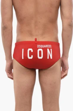 Clearance Costume da Bagno Slip con Motivo Geometrico D2 Uomo Costumi Da Bagno