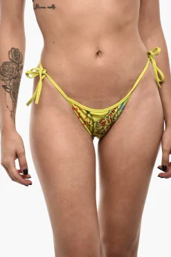 Costume da Bagno Slip In Nylon Stampato>Dsquared2 Fashion