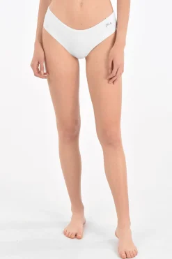 Fashion Costume da Bagno Slip KARL & CHOUPETTE a V con Logo Donna Costumi Da Bagno
