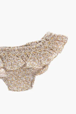 Costume da Bagno Slip Stampato All-Over Con Volant>Bonpoint Discount