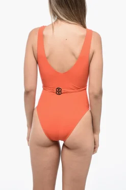 Costume Intero con Coppe E Cintura Logata>Tory Burch Fashion