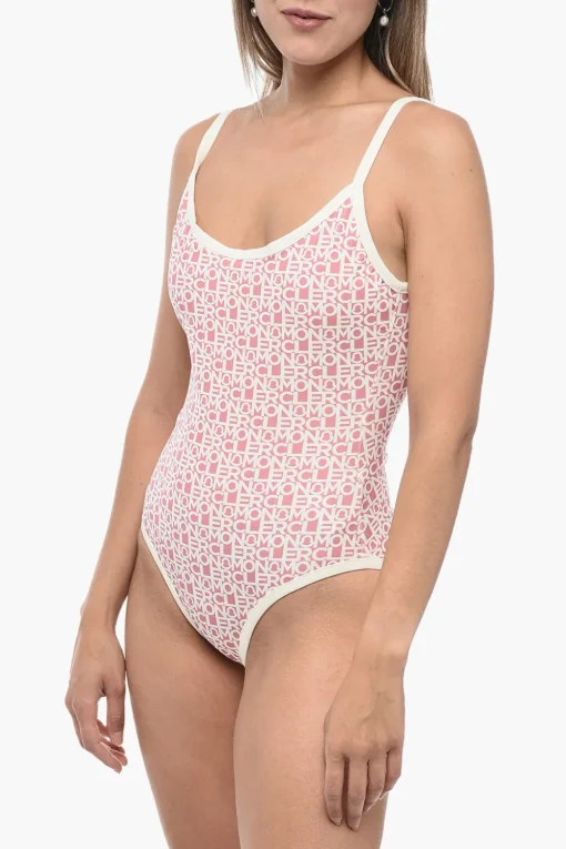 Best Costume Intero con Fantasia Logo All-Over Donna Costumi Da Bagno
