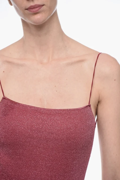 Costume Intero in Lurex con Dettaglio Da Allacciare>Oseree Discount