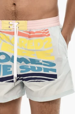 Costumi da Bagno Desing a Contasto con Stampa></noscript>Dsquared2 Clearance