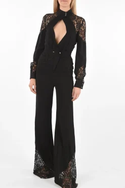Online COUTURE EST.1978 jumpsuit con dettagli in pizzo e scollatura profonda Donna Vestiti