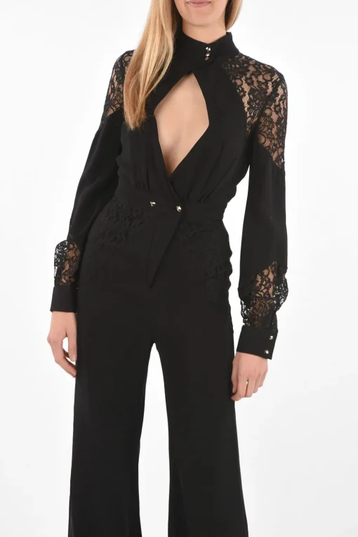 Online COUTURE EST.1978 jumpsuit con dettagli in pizzo e scollatura profonda Donna Vestiti