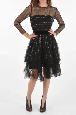 COUTURE EST.1978 Vestito CRYSTAL in Tulle con Strass>Philipp Plein Best