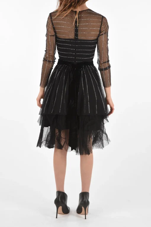 COUTURE EST.1978 Vestito CRYSTAL in Tulle con Strass>Philipp Plein Best