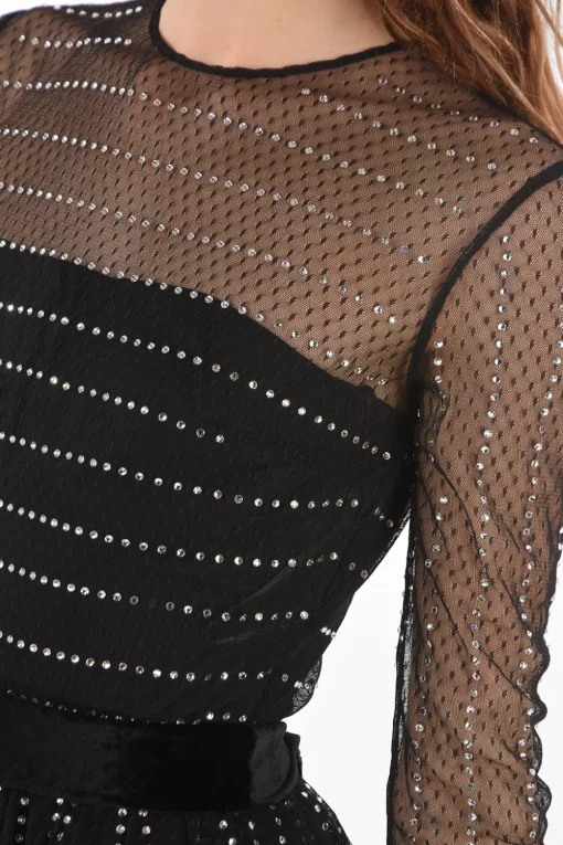 COUTURE EST.1978 Vestito CRYSTAL in Tulle con Strass>Philipp Plein Best