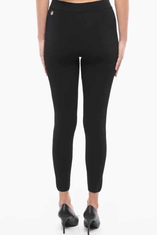 New COUTURE Leggings STRING con Dettaglio Lace-up Donna Pantaloni