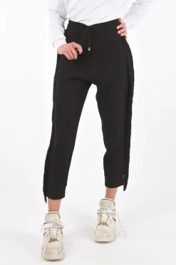 COUTURE Pantaloni gogger REVENGE con frange e borchie>Philipp Plein Online