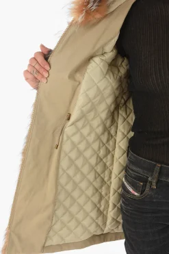 COUTURE Parka AMAZING FUR con Borchie e Bordi in Pelliccia di Volpe></noscript>Philipp Plein Hot