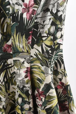 New COUTURE vestito a trapezio IT'S YOUR DECISION stampa floreale senza manica Donna Vestiti