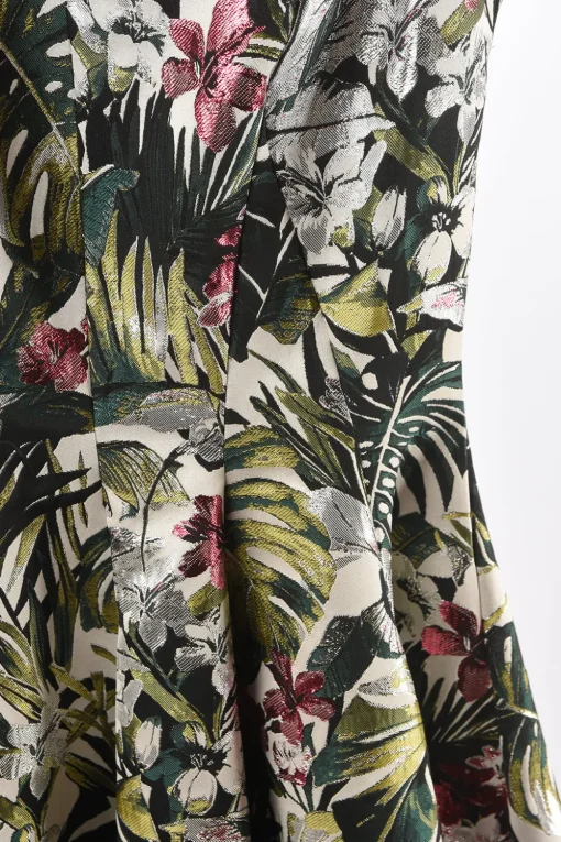 New COUTURE vestito a trapezio IT'S YOUR DECISION stampa floreale senza manica Donna Vestiti