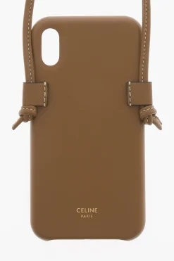 Fashion Cover da Collo Per Iphone XS in Pelle Uomo Accessori Hi-Tech