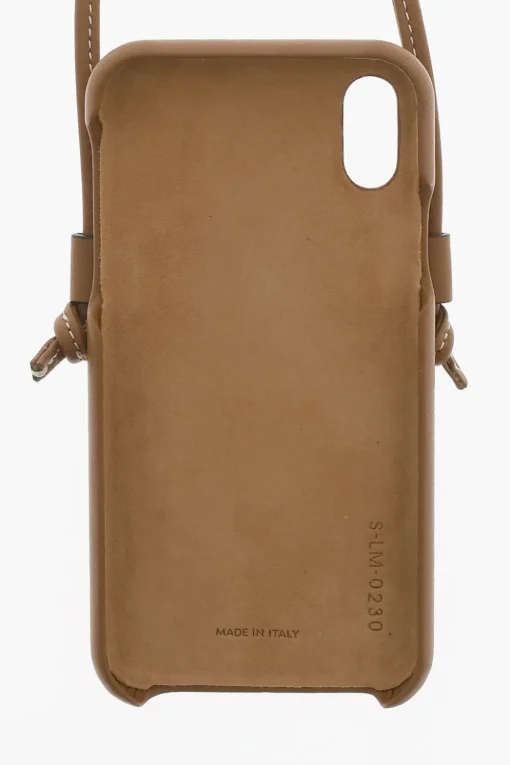 Fashion Cover da Collo Per Iphone XS in Pelle Uomo Accessori Hi-Tech