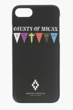 Cover Iphone 7 FLAGS SIDES con stampa in rilievo>Marcelo Burlon Hot