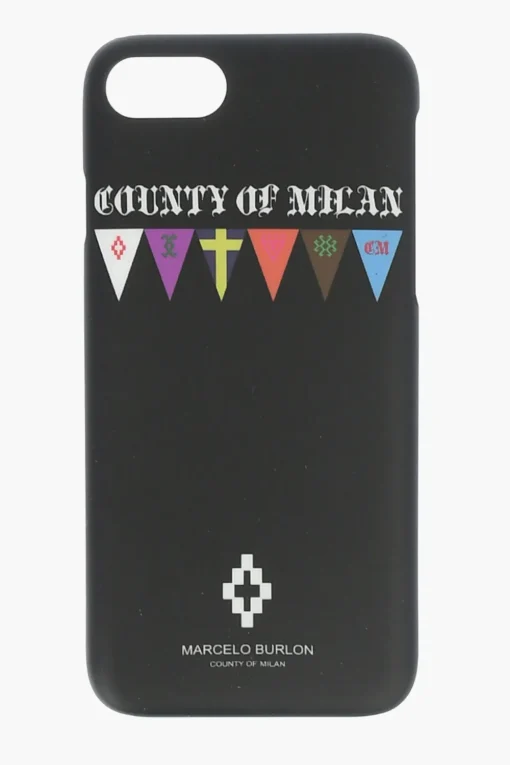 Cover Iphone 7 FLAGS SIDES con stampa in rilievo>Marcelo Burlon Hot