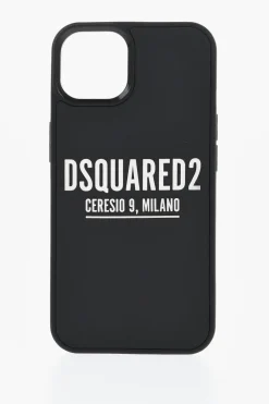 Hot Cover per Iphone 13 PRO in Tinta Unita con Logo a Contrasto Uomo Accessori Hi-Tech