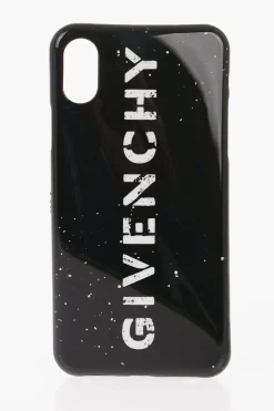 Cover per Iphone X in Tinta Unita con Logo Stampato>Givenchy Online