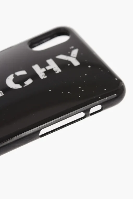 Cover per Iphone X in Tinta Unita con Logo Stampato>Givenchy Online