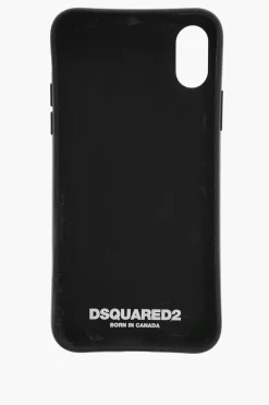 Cover per Iphone X in Tinta Unita con Dettaglio a Contrasto></noscript>Dsquared2 Discount
