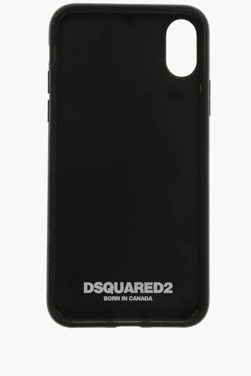 Discount Cover per Iphone X in Tinta Unita con Dettaglio a Contrasto Uomo Accessori Hi-Tech