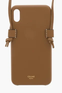 Cover Per Iphone XS Max in Pelle>Celine New