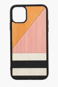 Hot Cover Rigida RATIO PINK per Iphone 11 in Legno Uomo Accessori Hi-Tech
