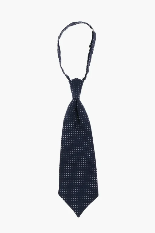 New Cravatta Ascot da Cerimonia con Micro Quadretti Uomo Cravatte