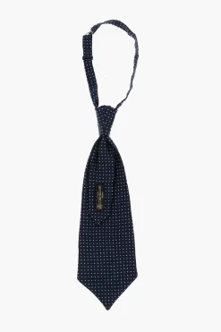 New Cravatta Ascot da Cerimonia con Micro Quadretti Uomo Cravatte