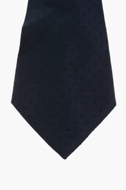 New Cravatta Ascot da Cerimonia in Seta a Pois Uomo Cravatte