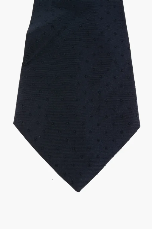 New Cravatta Ascot da Cerimonia in Seta a Pois Uomo Cravatte
