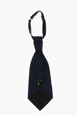 New Cravatta Ascot da Cerimonia in Seta a Pois Uomo Cravatte