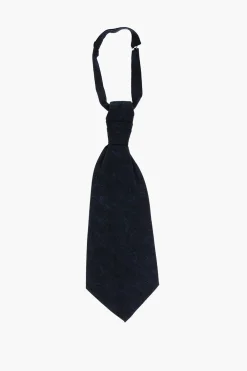 Outlet Cravatta Ascot in Misto Seta Uomo Cravatte