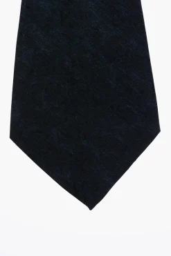 Outlet Cravatta Ascot in Misto Seta Uomo Cravatte
