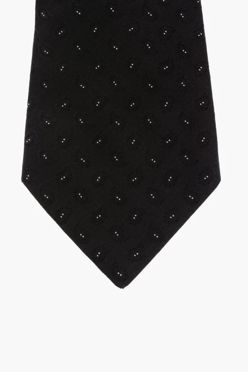 Cravatta Ascot in Seta a Fantasia Paisley>Corneliani Outlet