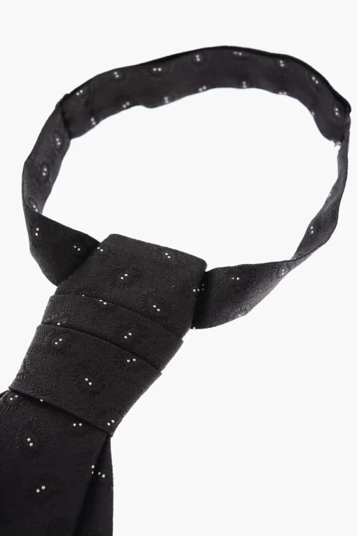 Cravatta Ascot in Seta a Fantasia Paisley>Corneliani Outlet