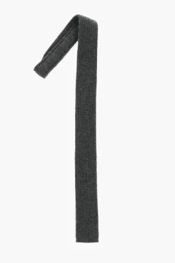 Outlet Cravatta in Maglia di Cashmere Uomo Cravatte